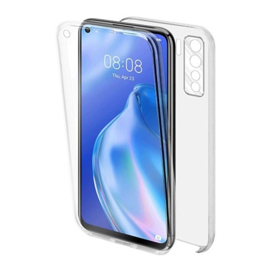 Capa de Silicone 360º para Huawei P40 Lite 5g/Nova 7 Se Transparente